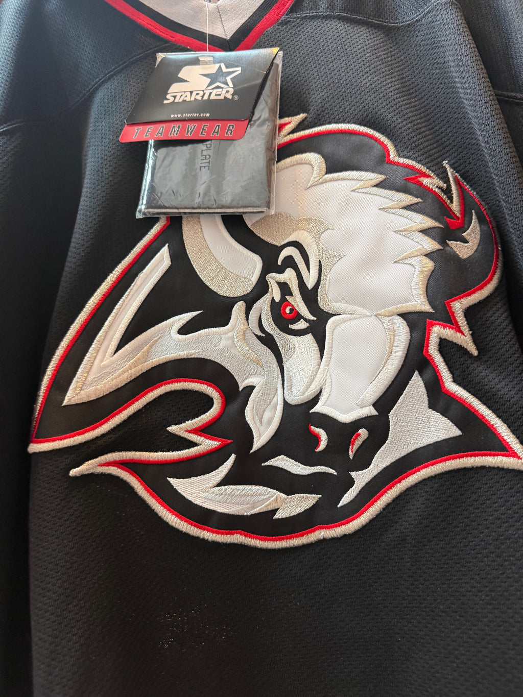 Vintage 90s Rare Buffalo Sabres Goat Head Teamswear NHL product image 5