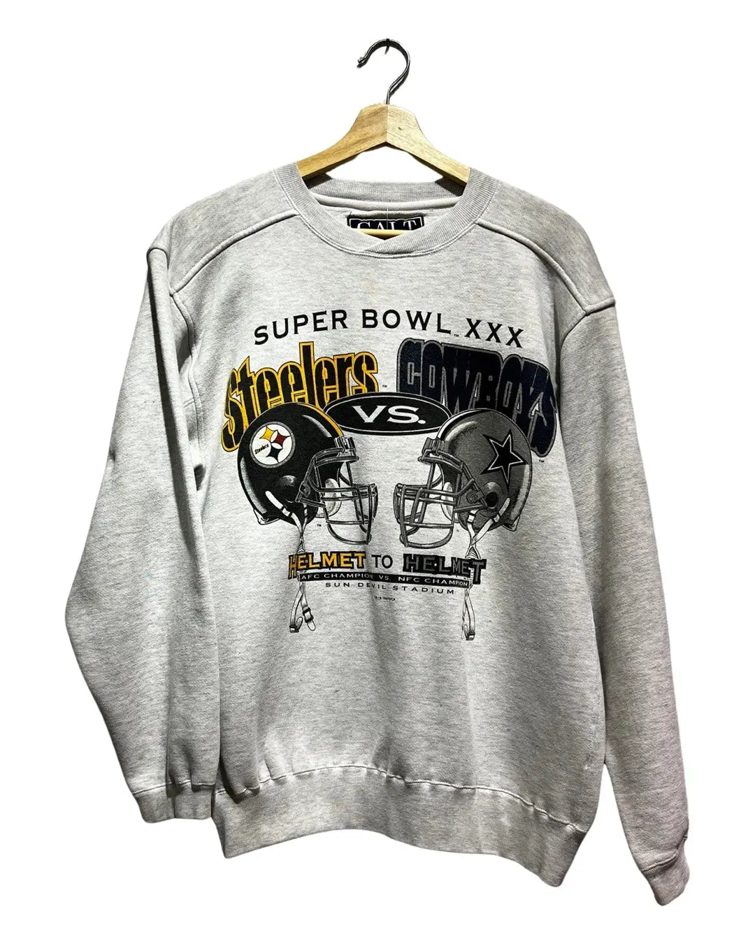 Vintage 1995 Steelers vs Cowboys Super Bowl Crewneck product image 1