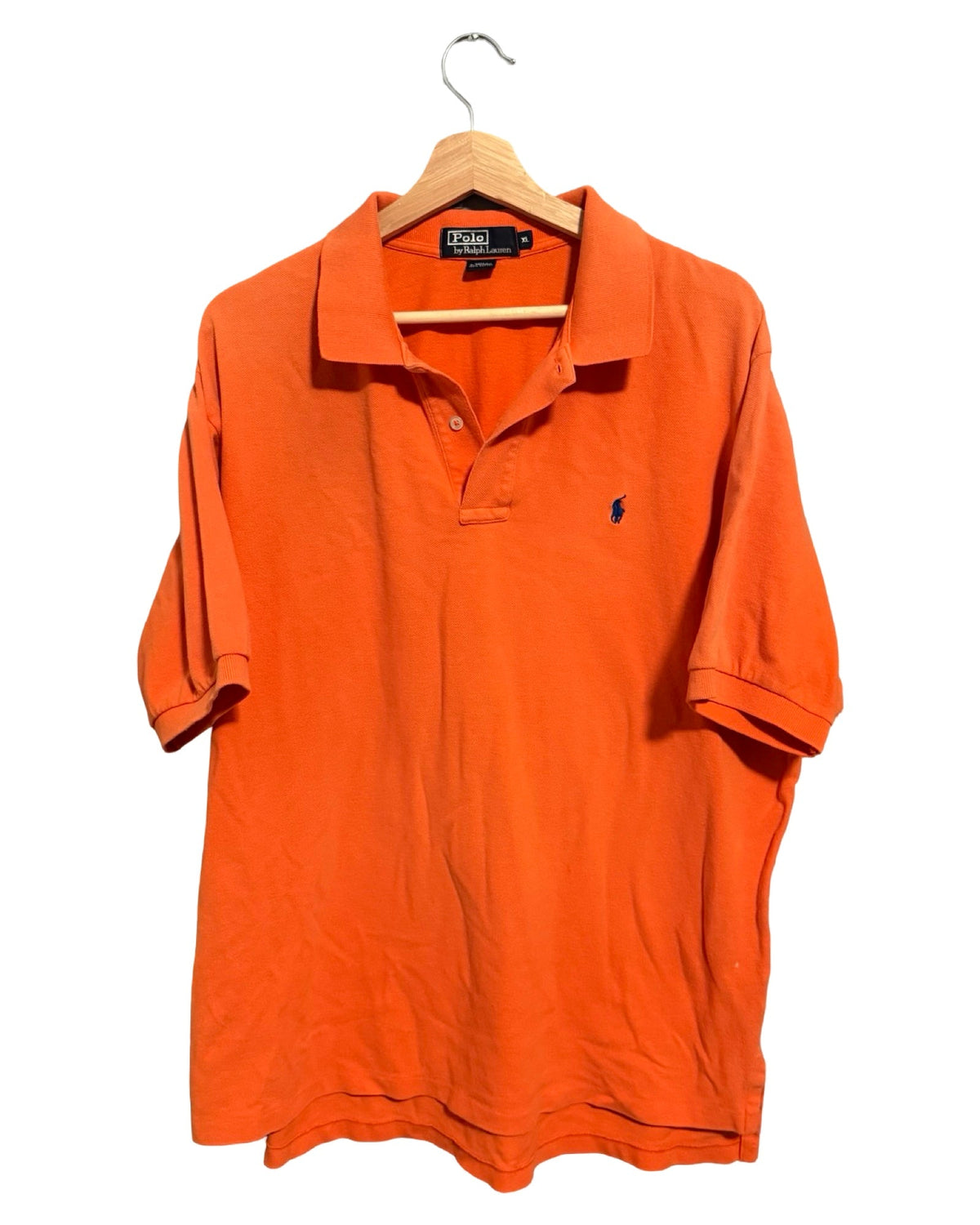 Vintage Polo Ralph Lauren Orange Blue Logo Shirt product image 1