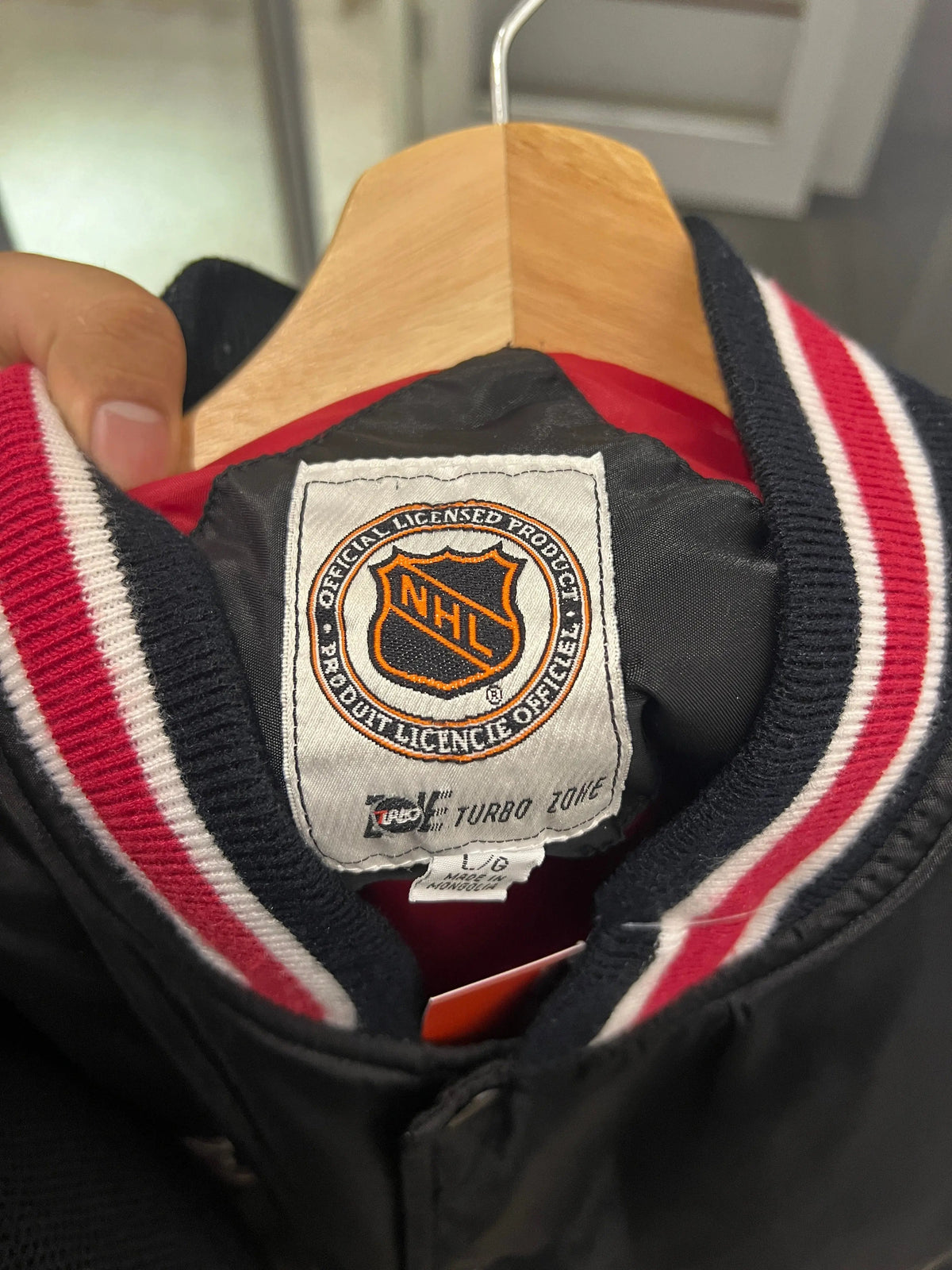 Vintage 90s New Jersey Devils NHL Turbo Zone Jacket product image 3
