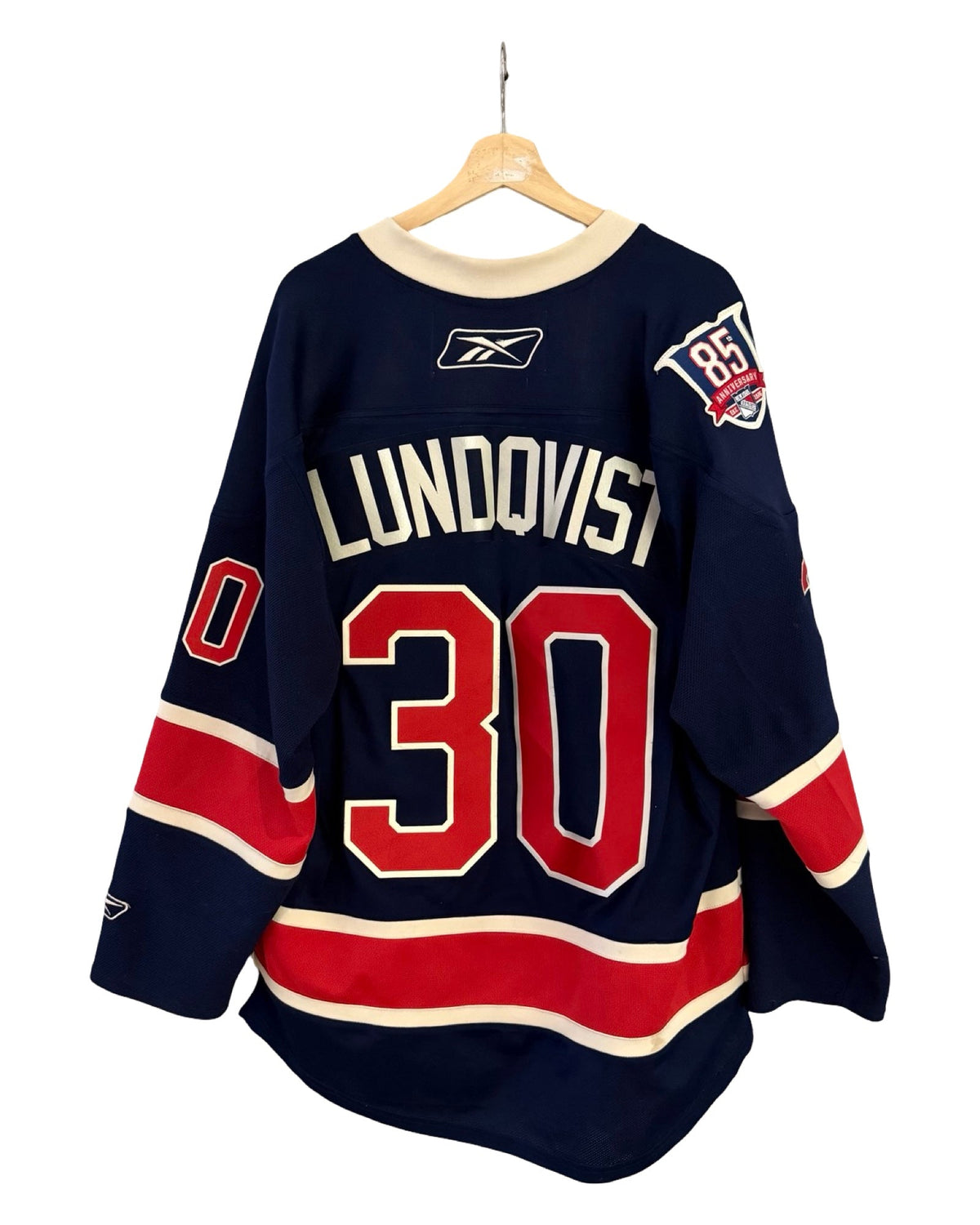 2010 New York Rangers Henrik Lundqvist NHL 85th Anniversary product image 2