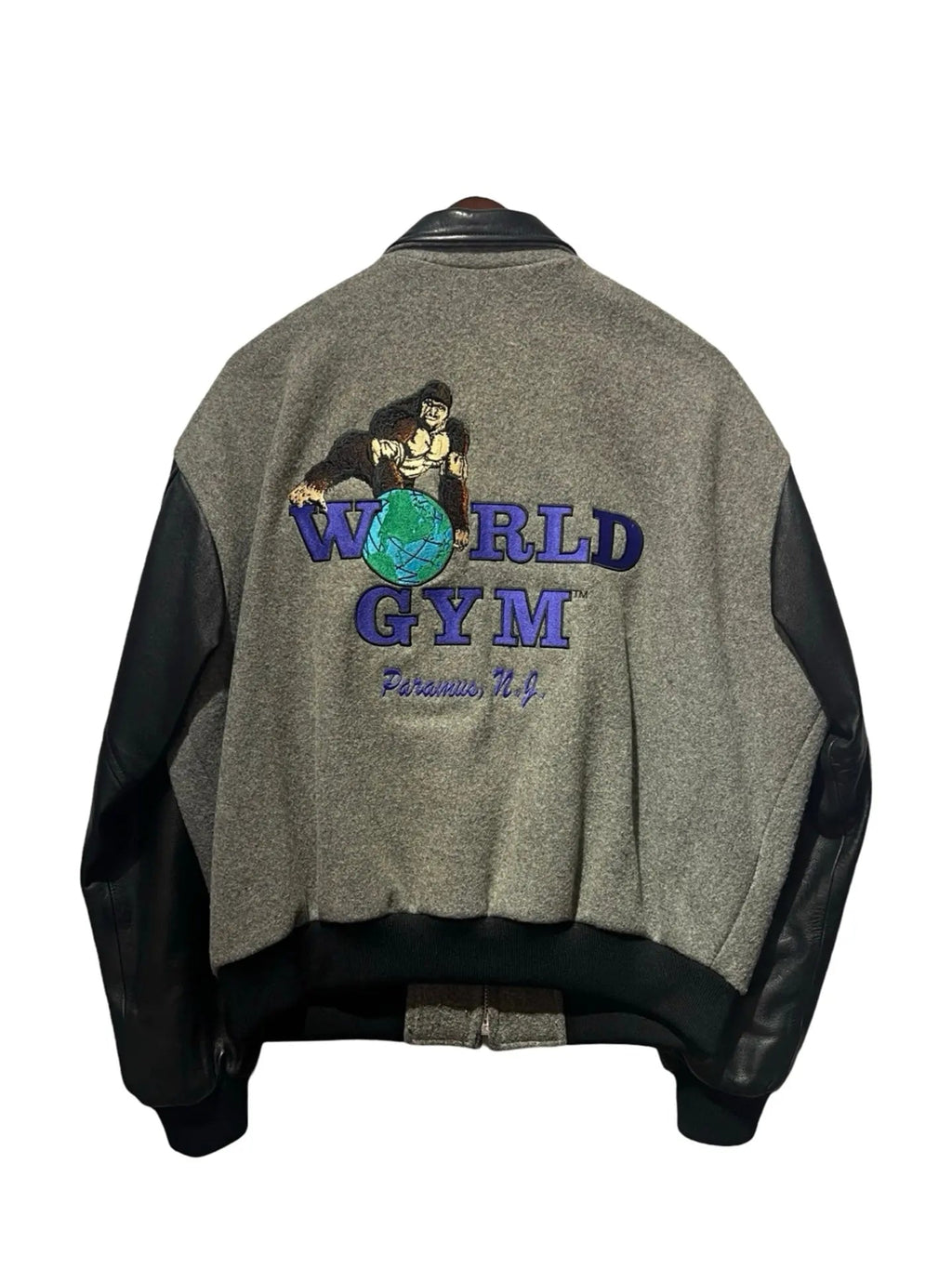Vintage 90s World Gym Tony Nowak Varsity Jacket product image 1