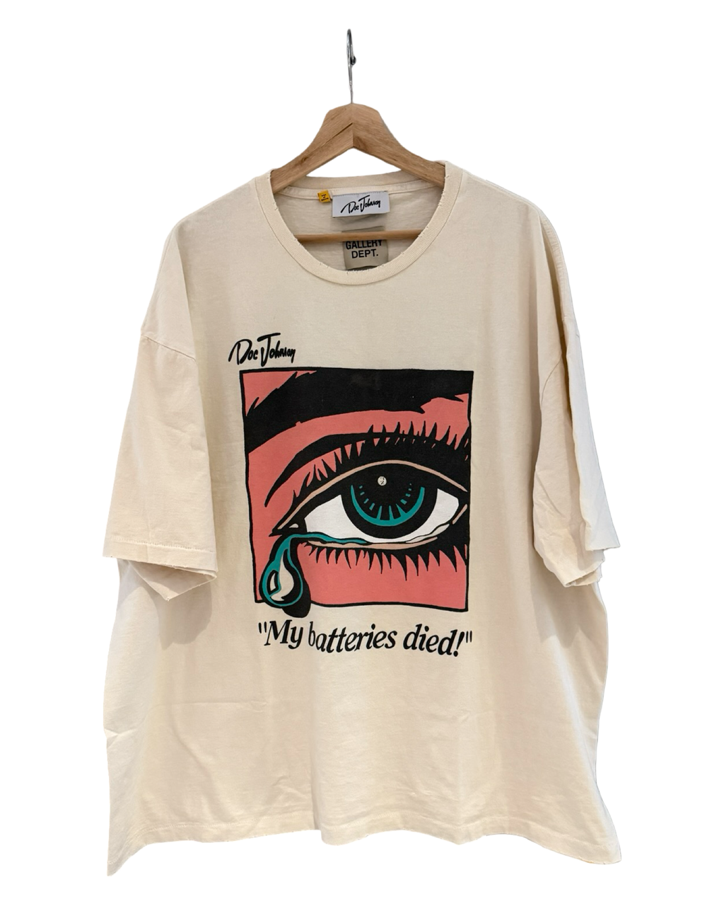 Gallery Dept x Doc Johnson My Batteries Died Tee product image 1
