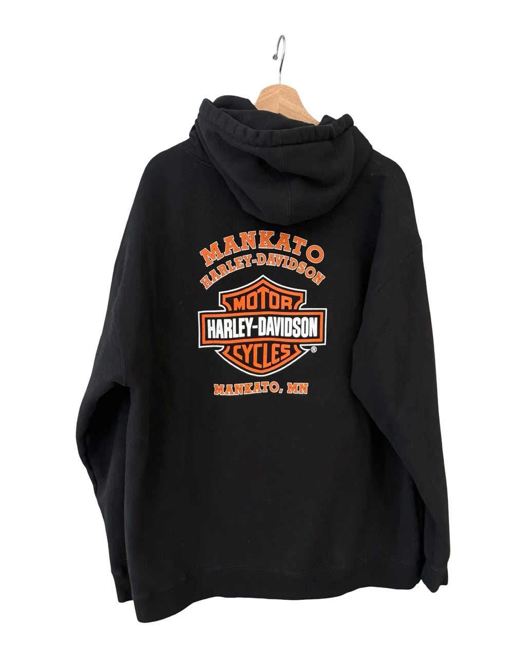 Vintage 2004 Harley Davidson Mankato Flame Sleeves Hoodie product image 2