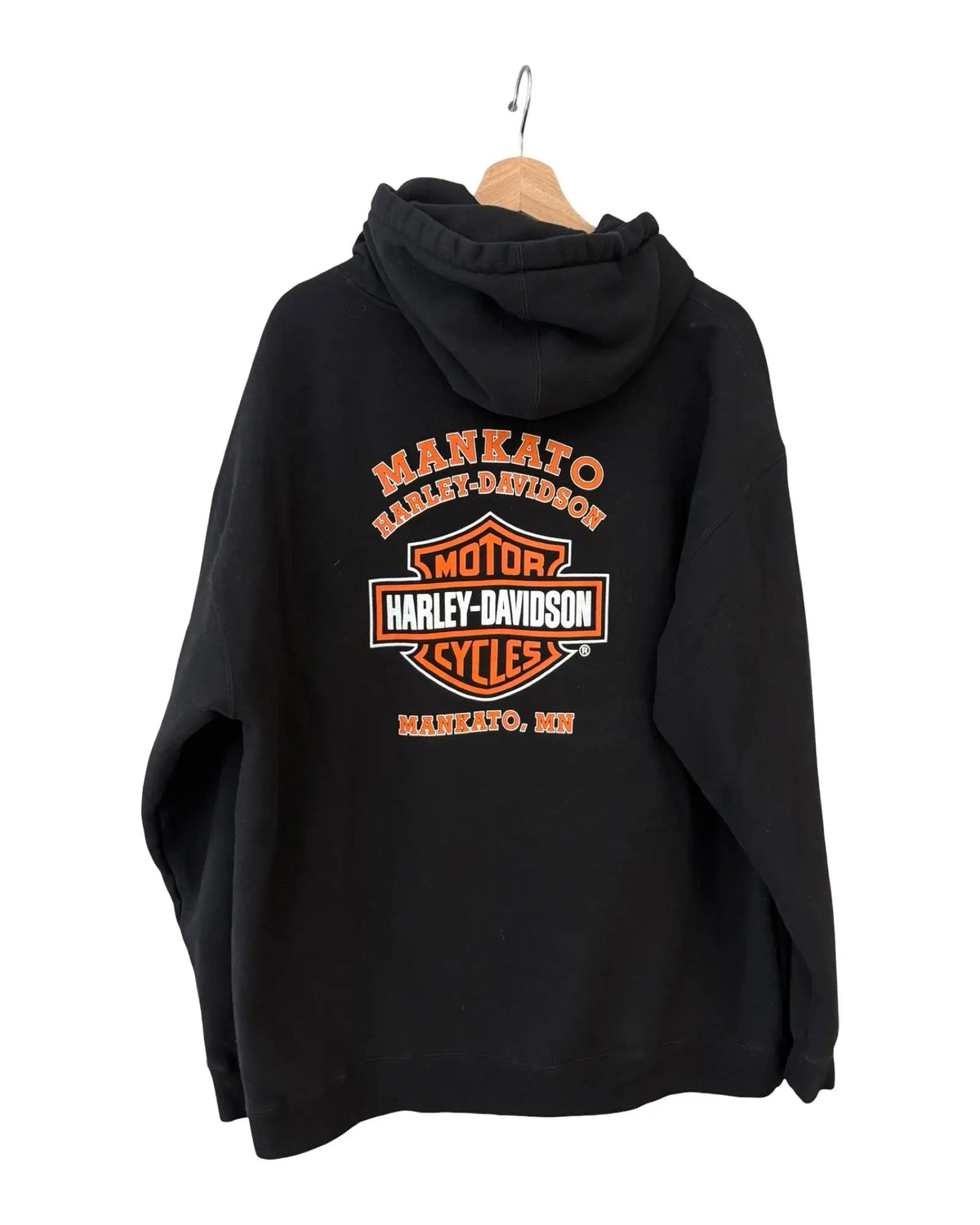Vintage 2004 Harley Davidson Mankato Flame Sleeves Hoodie product image 2