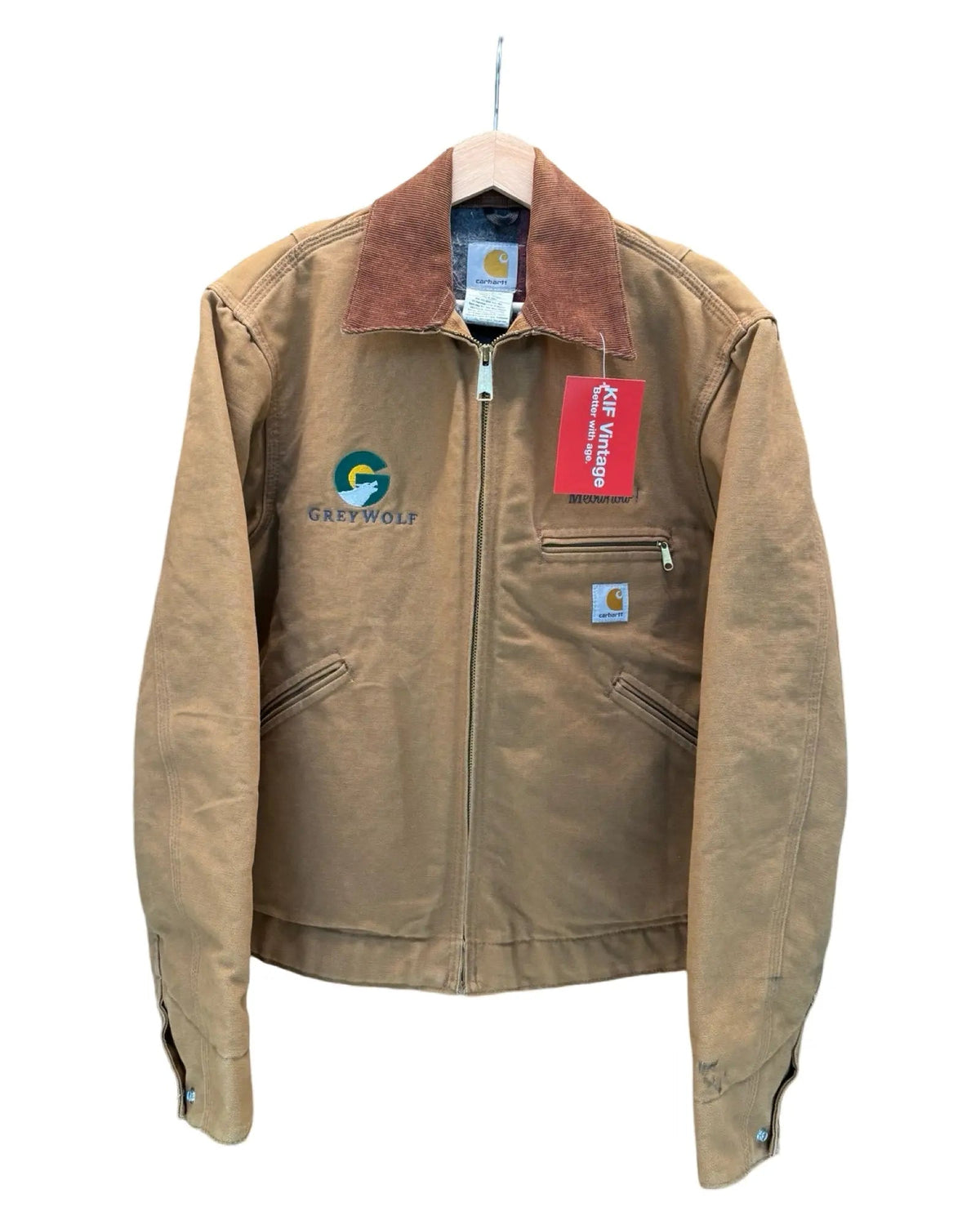 Vintage 90s Carhartt Detroit Tan Jacket product image 1