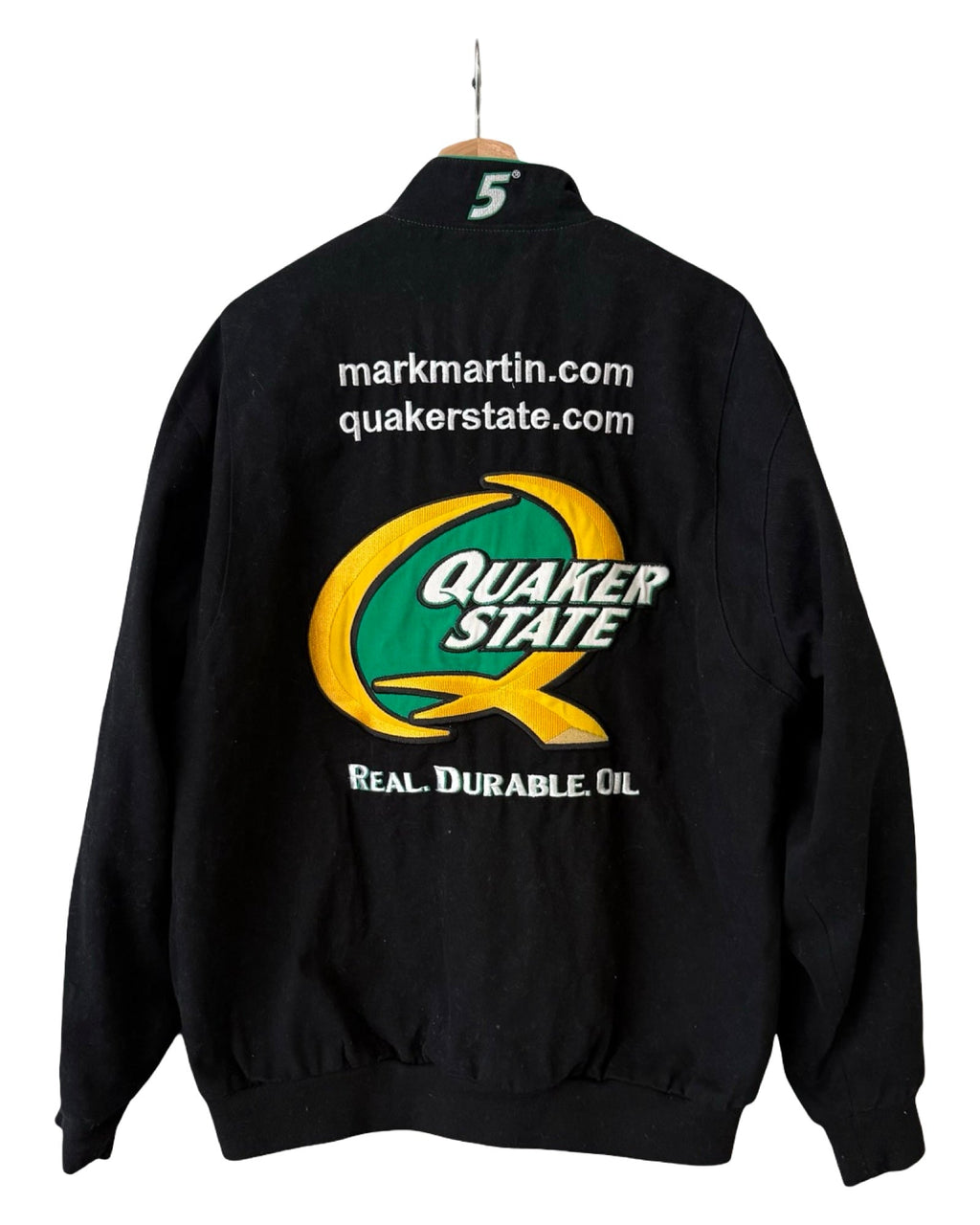 Vintage 90s Nascar Jeff Hamilton Quaker State Racing Jacket product image 2