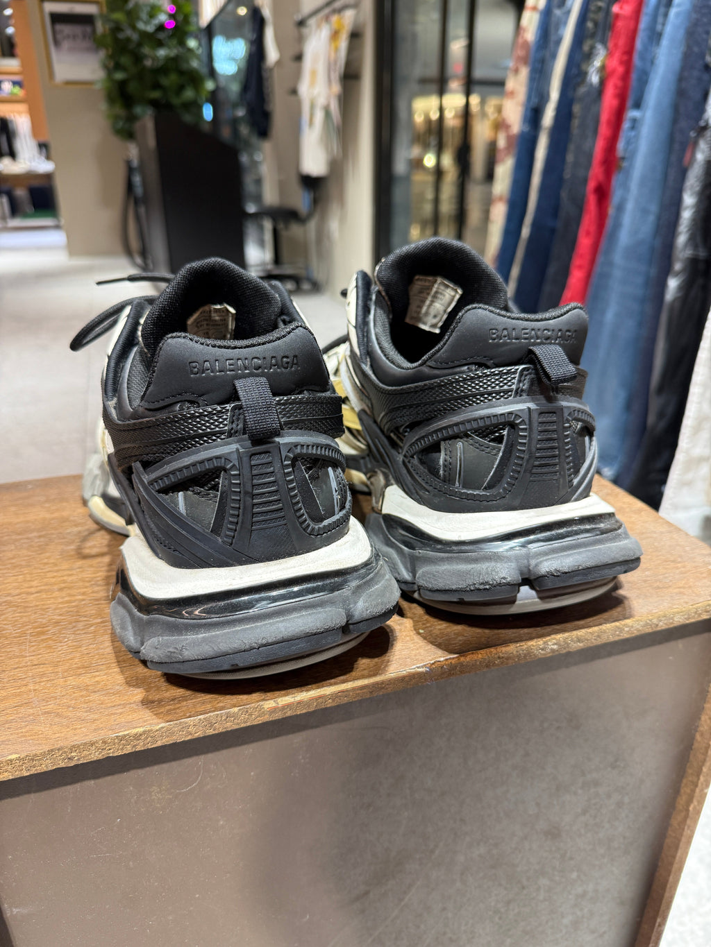 Balenciaga Track 2 Beige White Black Runners Sneakers