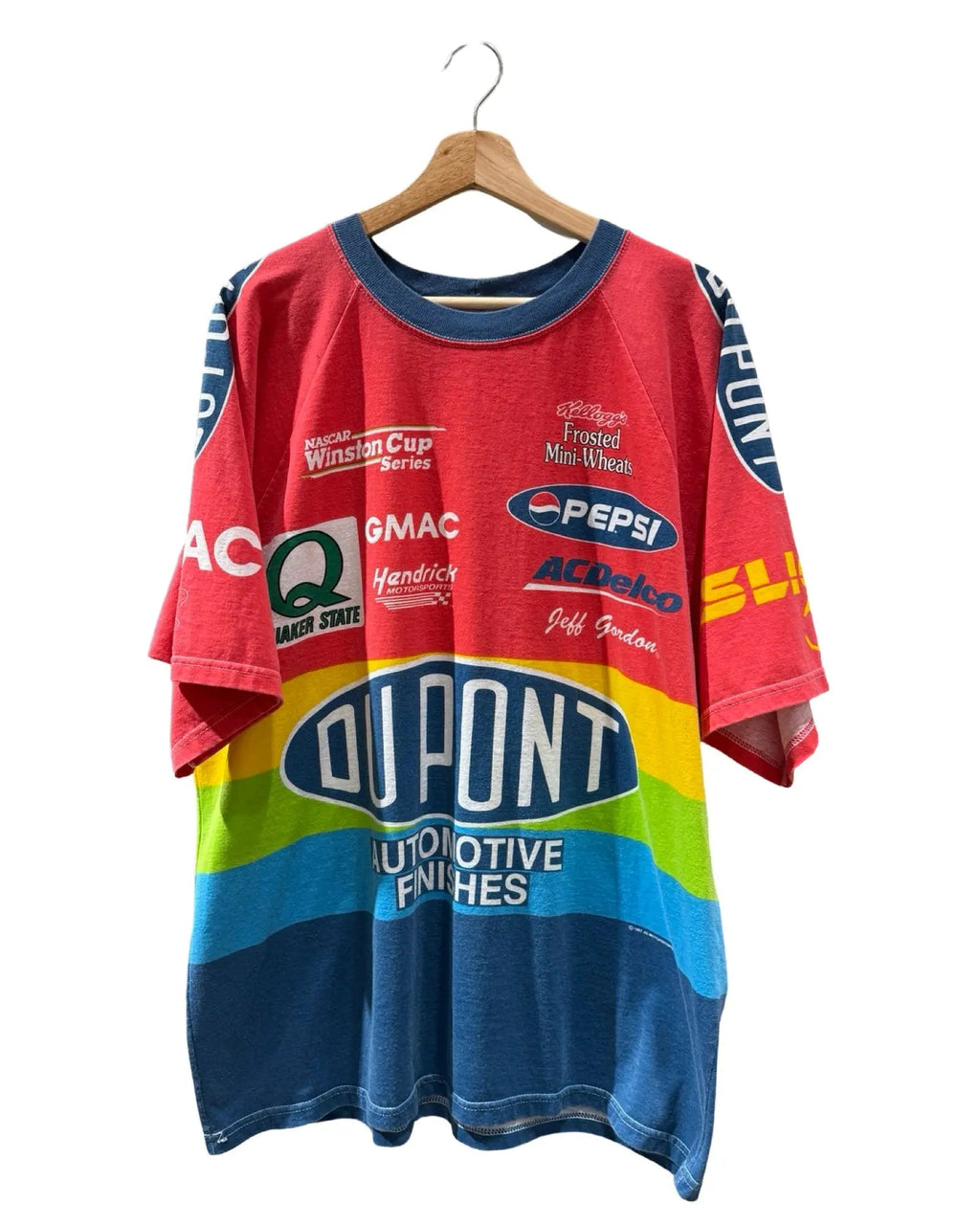 Vintage 1997 Nascar DuPont Racing Big Print Tee product image 1