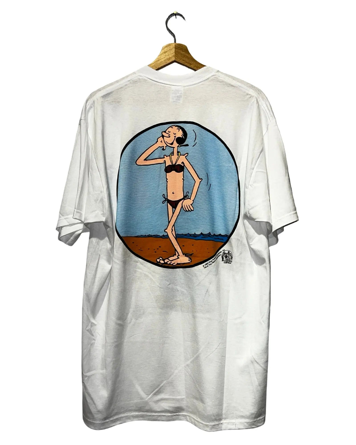 Vintage 1993 Popeye Catch Double Sided Tee product image 2