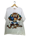 Vintage 1995 Taz Looney Tunes Bowling Double Sided Tee product image 1