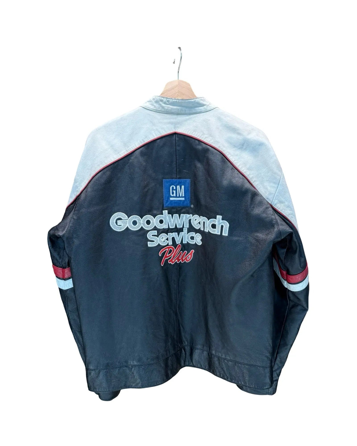 Vintage 90s Nascar Dale Earnhardt Leather Moto Jacket product image 2