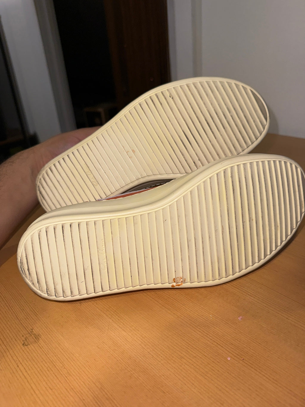 Size 7 / AW22 Rick Owens Suede Orange Strobe Vans