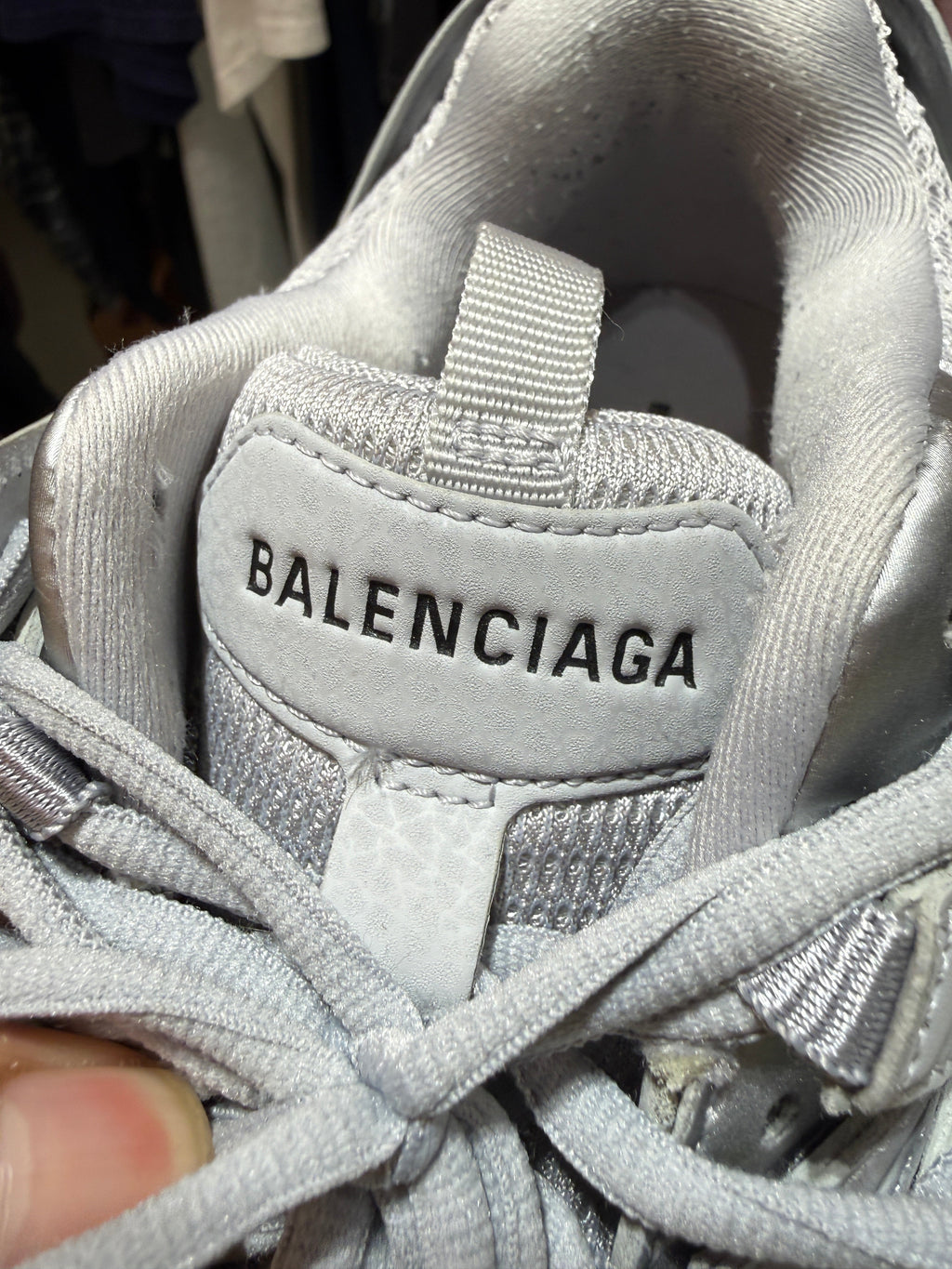 Balenciaga Medium Grey Track Runners Size 10