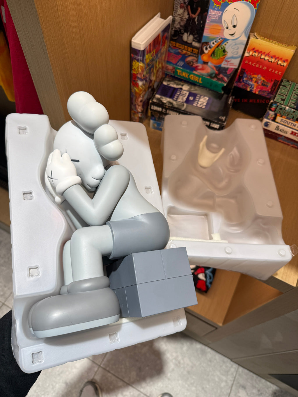 2013 KAWS Passing Through Gray Companion Figure