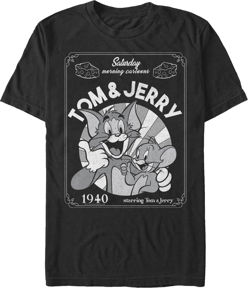 1940 Cartoon Tom And Jerry T-Shirt product image 1