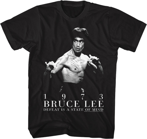 1973 Defeat Is A State Of Mind Bruce Lee T-Shirt product image 1