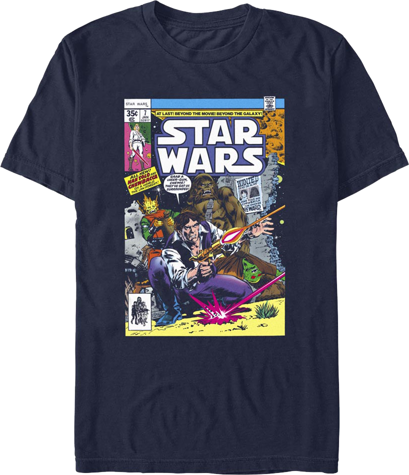 1977 Comic Book Cover Star Wars T-Shirt product image 1