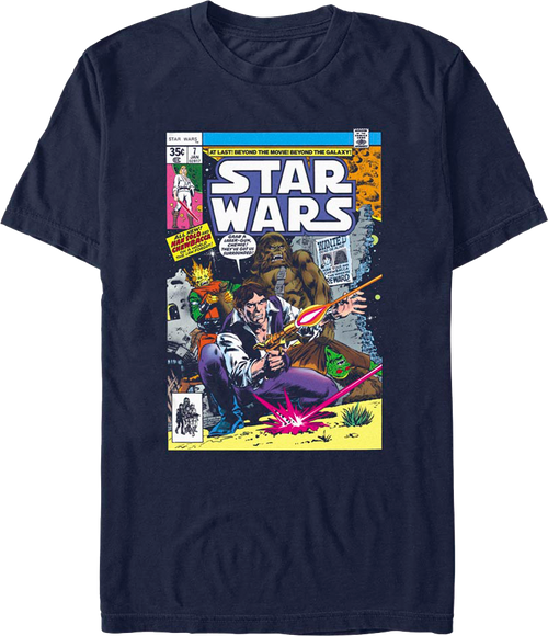 1977 Comic Book Cover Star Wars T-Shirt product image 1