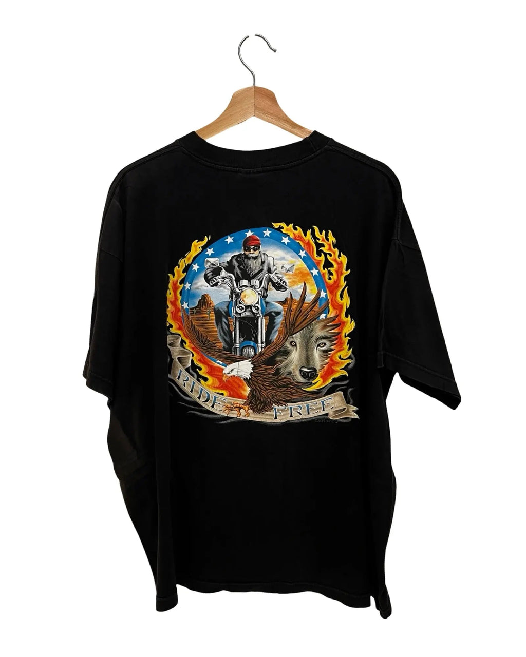 Vintage 90s Harley Davidson Ride Free Tee product image 2