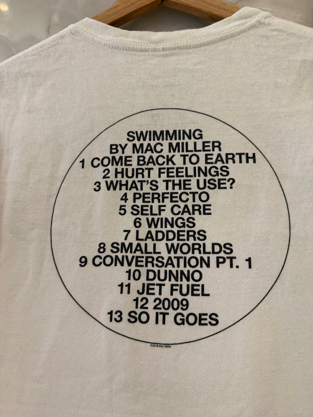 Rare 2018 Mac Miller Swimming Album Promo Tee product image 4