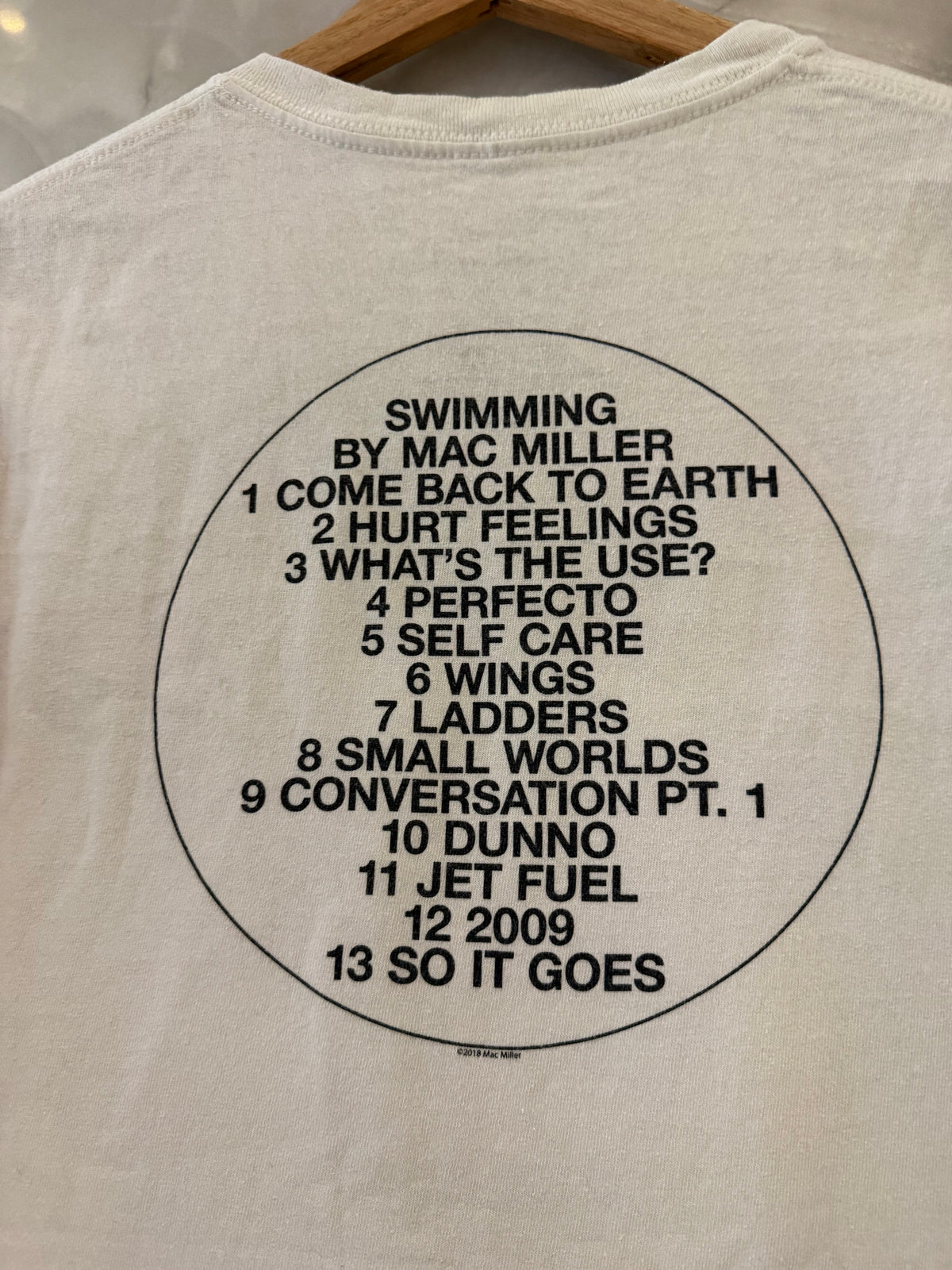 Rare 2018 Mac Miller Swimming Album Promo Tee product image 4