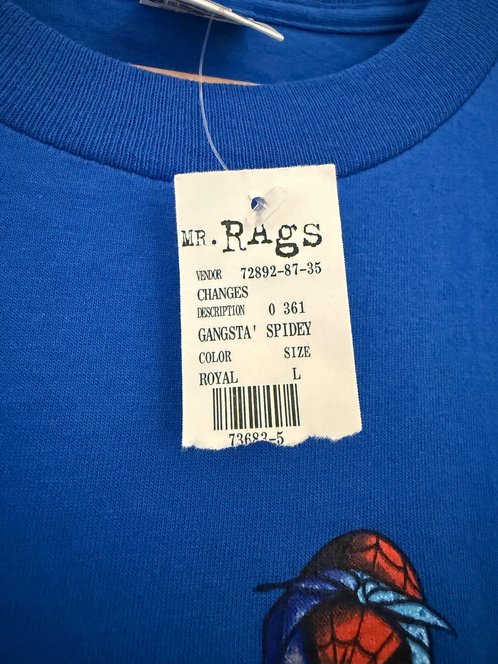 Vintage 2001 Gangsta Spider Man Marvel Tee product image 3