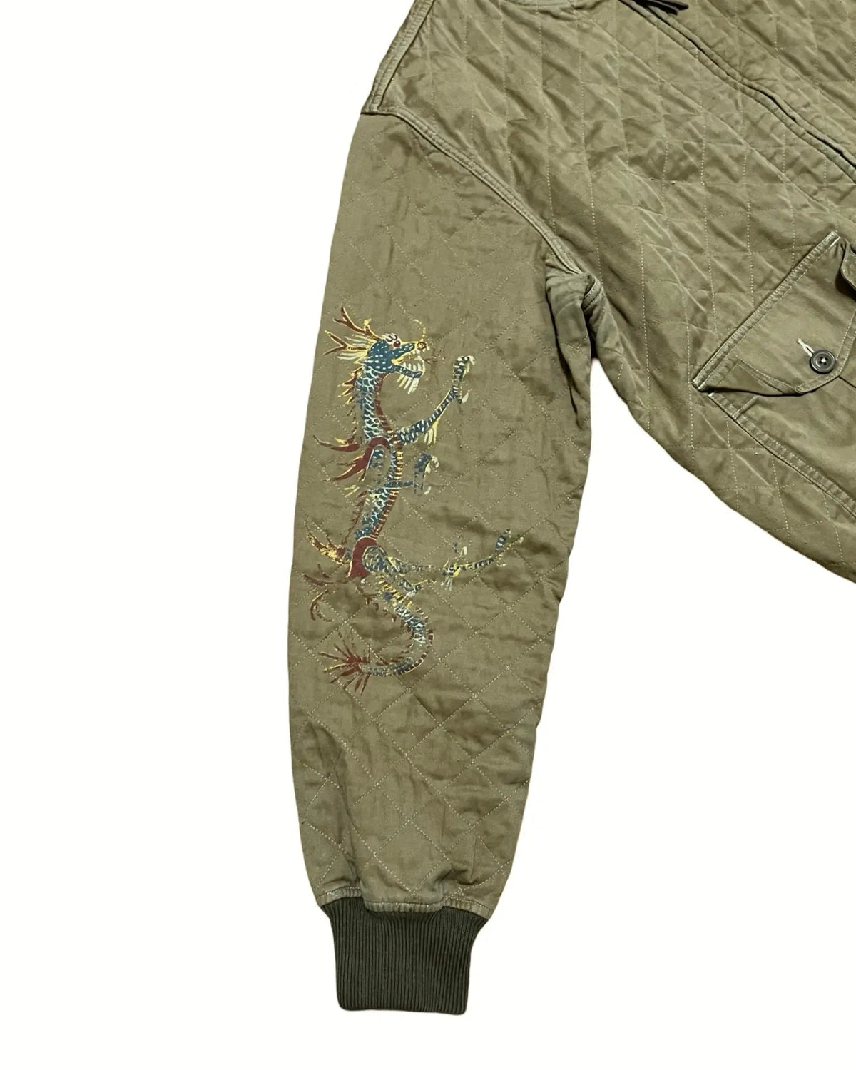 RRL Ralph Lauren Dragon Quilted Bomber Jacket product image 4