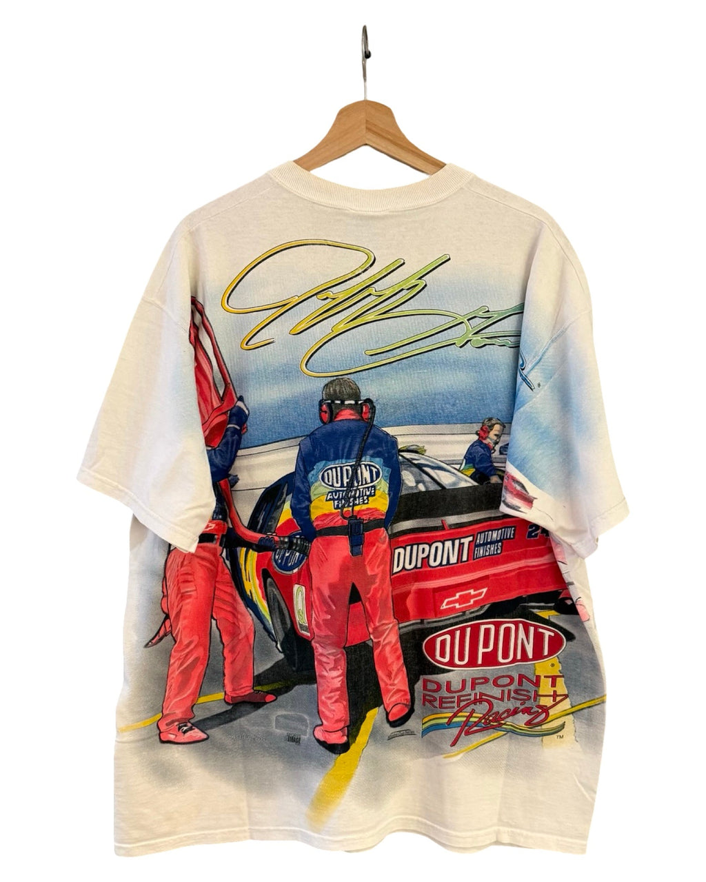 Vintage 1997 Nascar Jeff Gordon DuPont All Over Print Tee product image 2