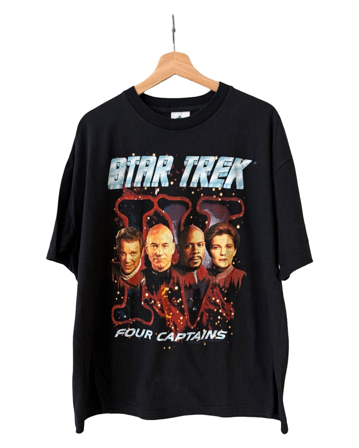 Vintage 1998 Star Trek Four Captains Tee product image 1