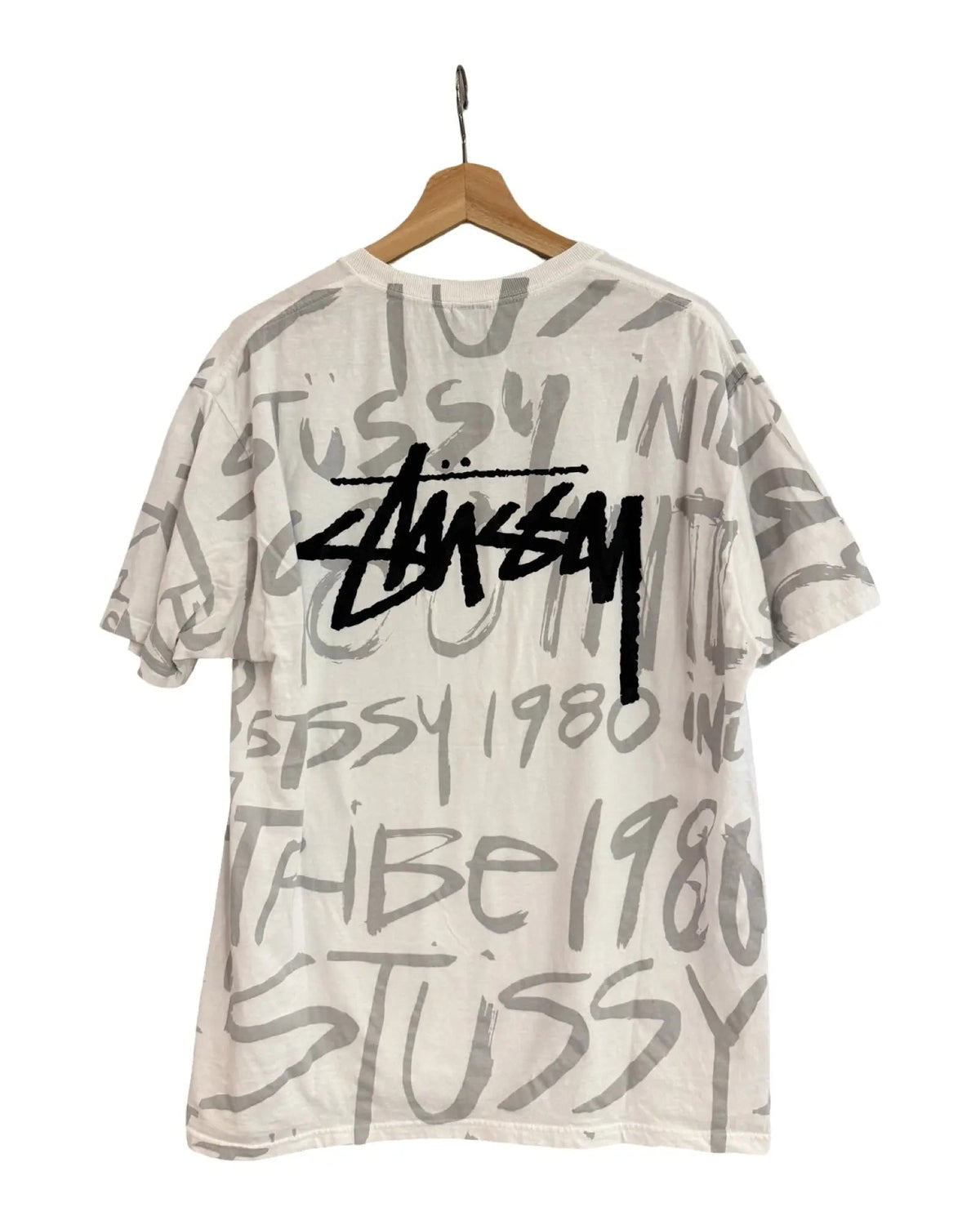 Vintage Stussy All Over Print Logo Tee product image 2