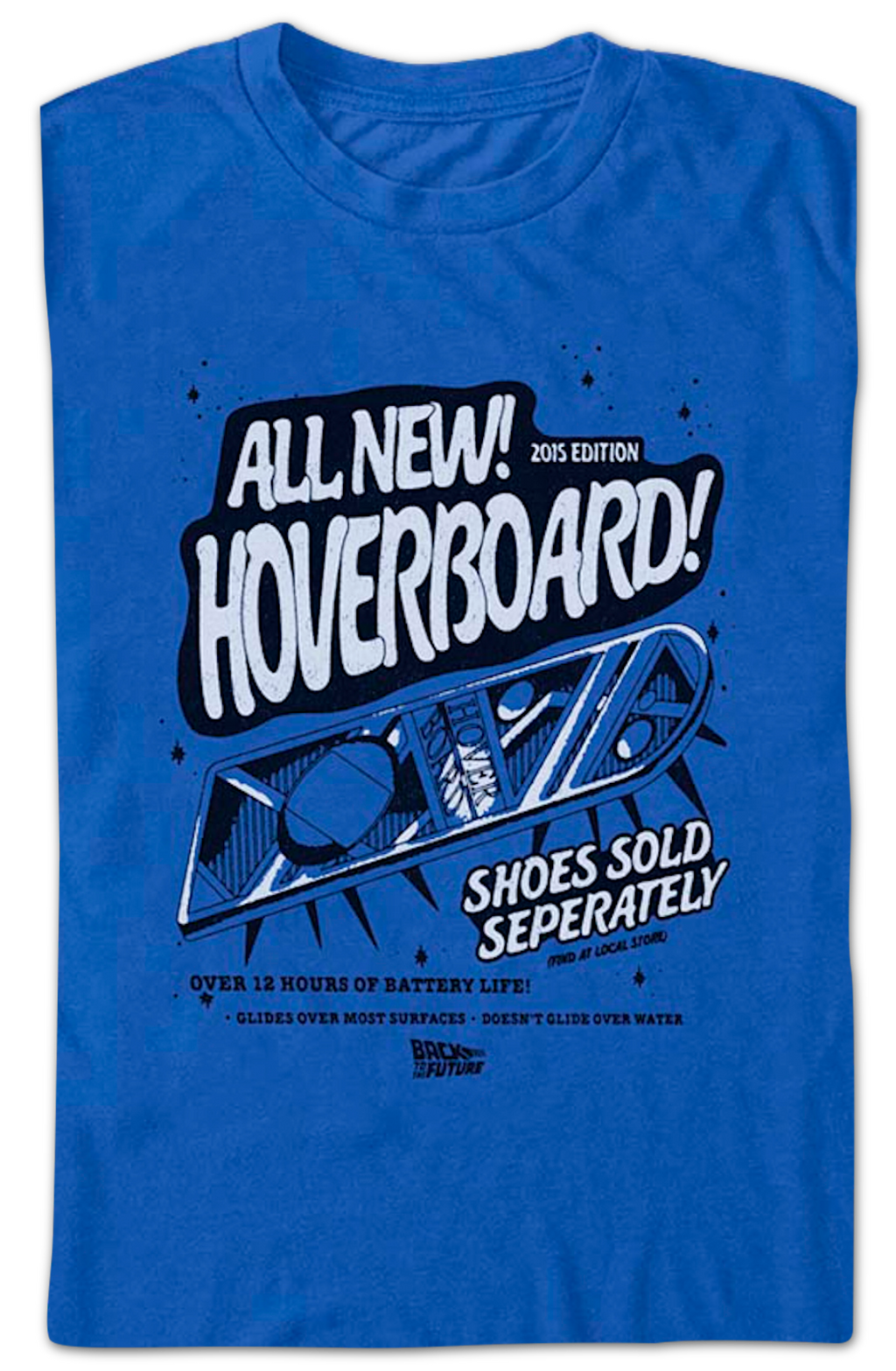 2015 Edition Hoverboard Back To The Future T-Shirt product image 2