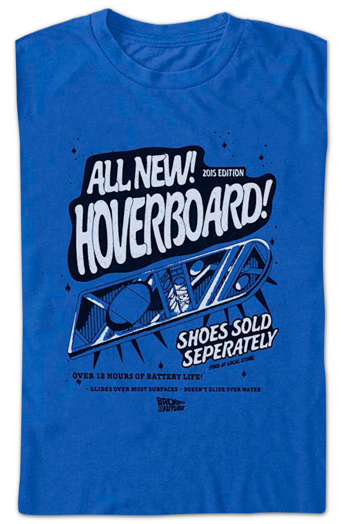 2015 Edition Hoverboard Back To The Future T-Shirt product image 2