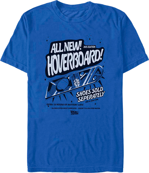 2015 Edition Hoverboard Back To The Future T-Shirt product image 1