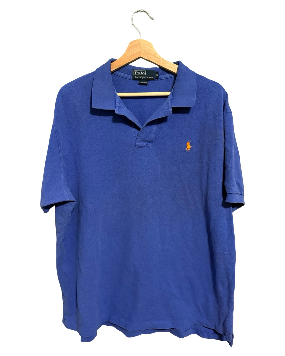 Vintage Polo Ralph Lauren Blue Orange Logo Shirt product image 1
