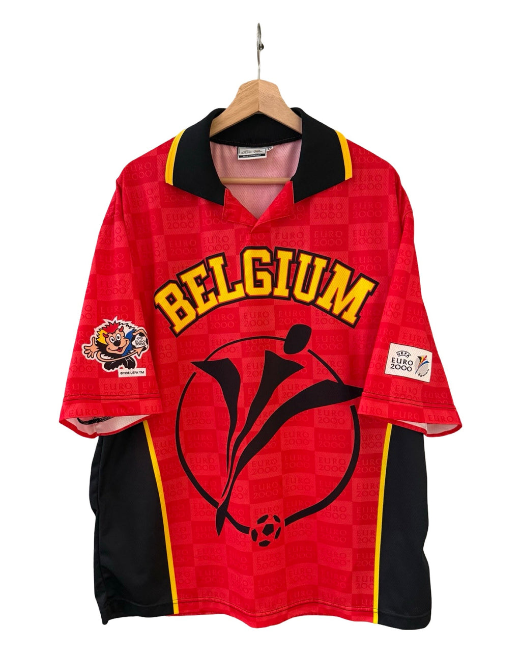 Vintage 2000 Belgium Euro UEFA Soccer Jersey product image 1