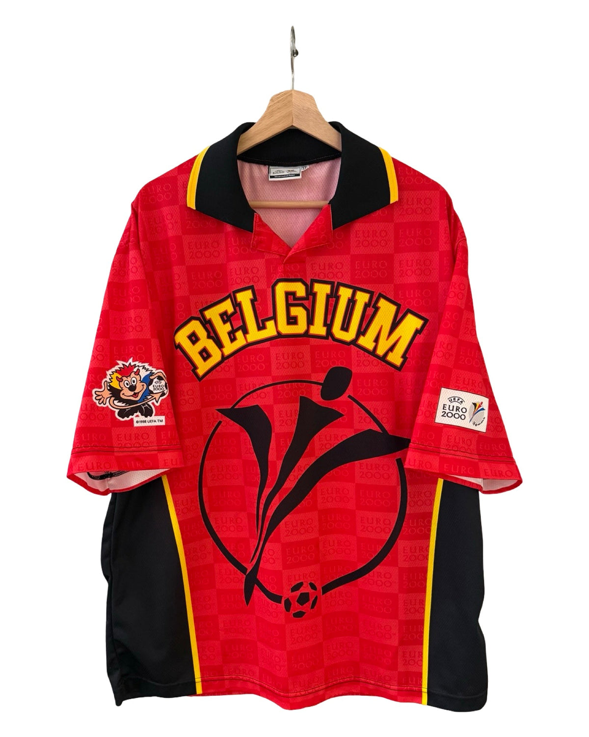 Vintage 2000 Belgium Euro UEFA Soccer Jersey product image 1