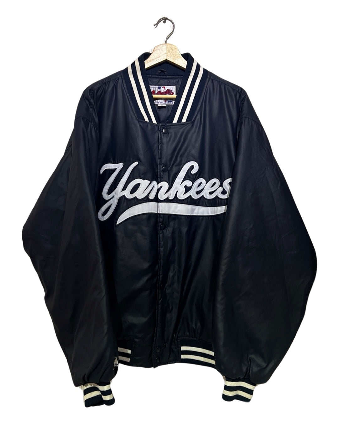 Vintage 90s New York Yankees Starter Diamond Bomber Jacket product image 1