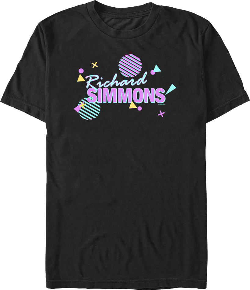 Retro Shapes Richard Simmons T-Shirt product image 1