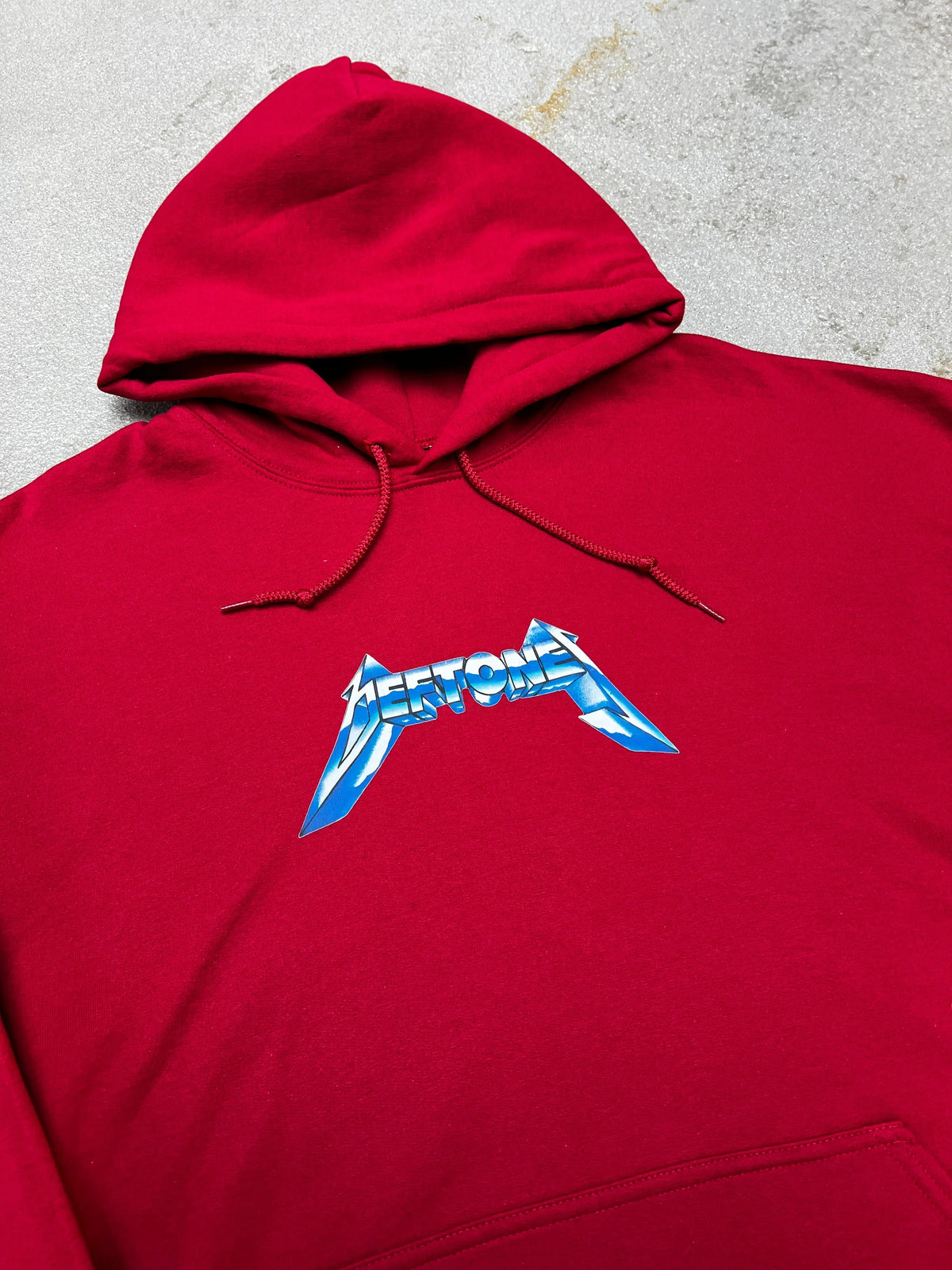 Deftones Metallica Logo Red Hoodie product image 2