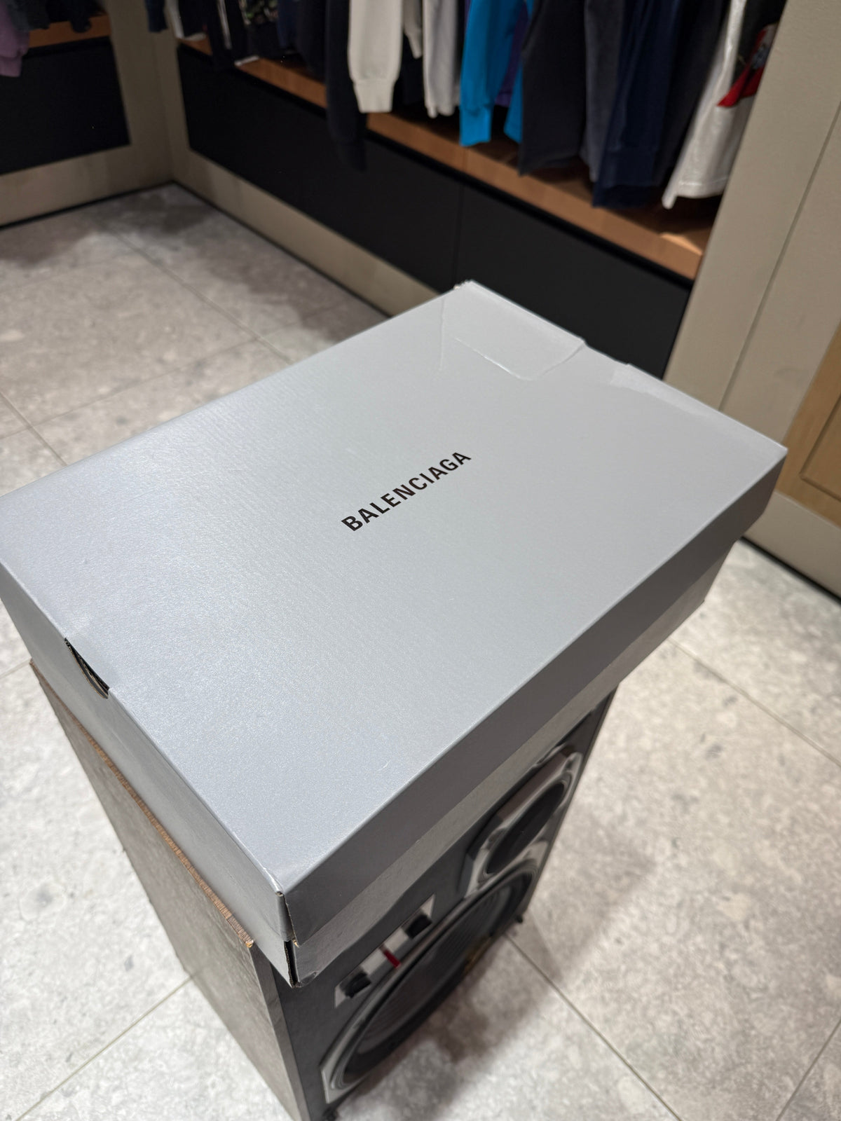 Balenciaga Medium Grey Track Runners Size 10