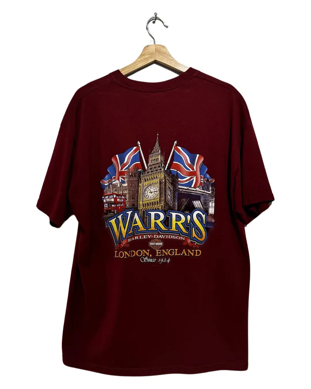 Vintage Harley Davidson Warrs London England Tee product image 1