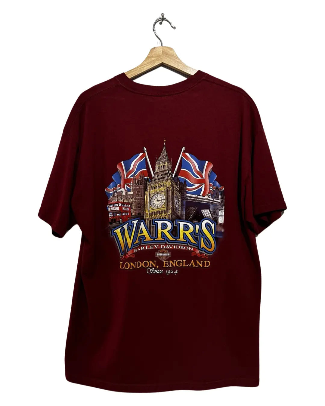 Vintage Harley Davidson Warrs London England Tee product image 1