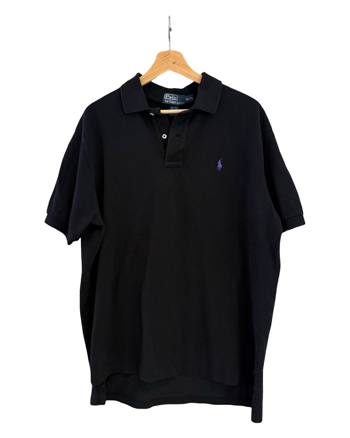 Vintage Polo Ralph Lauren Black Purple Logo Shirt product image 1