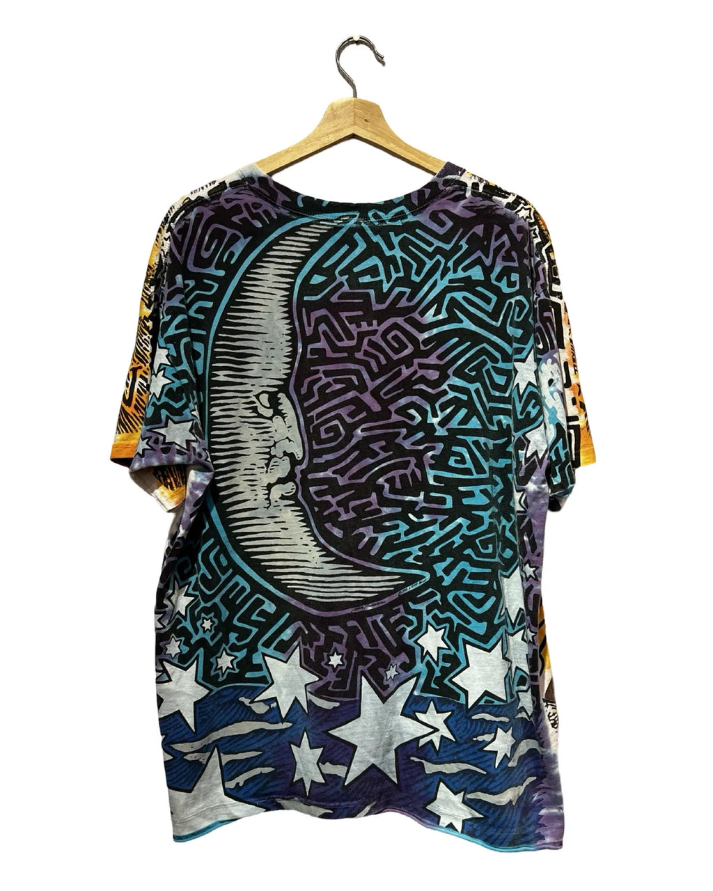 Vintage 90s Sun & Moon Liquid Blue Tee product image 2