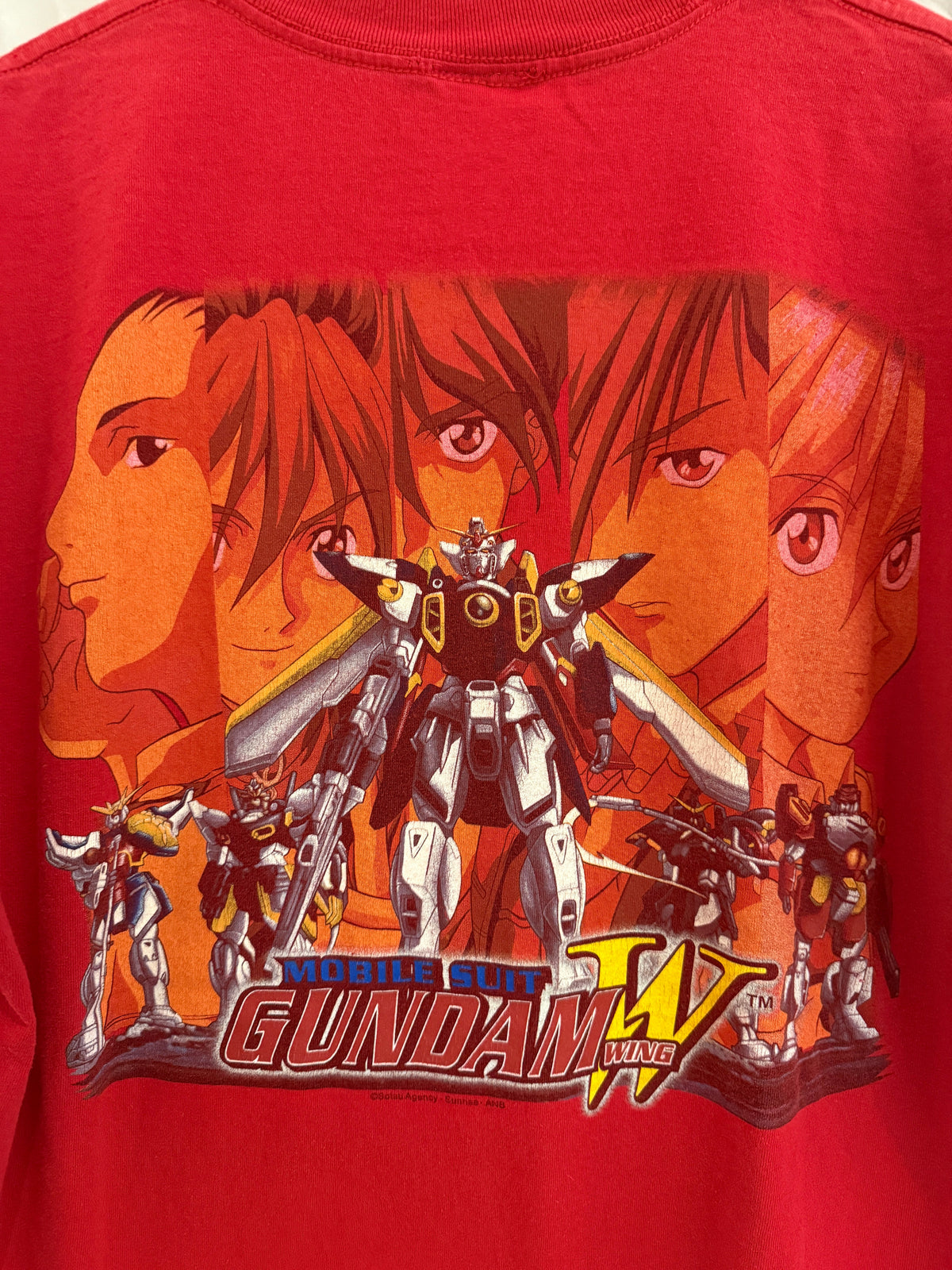 Vintage 2002 Gundam Wing Red Anime Promo Tee product image 3