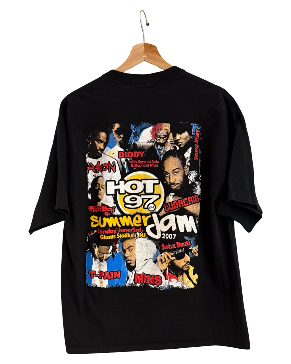 Vintage 2007 Hot 97 Summer Jam Black Promo Chris Brown Akon product image 2
