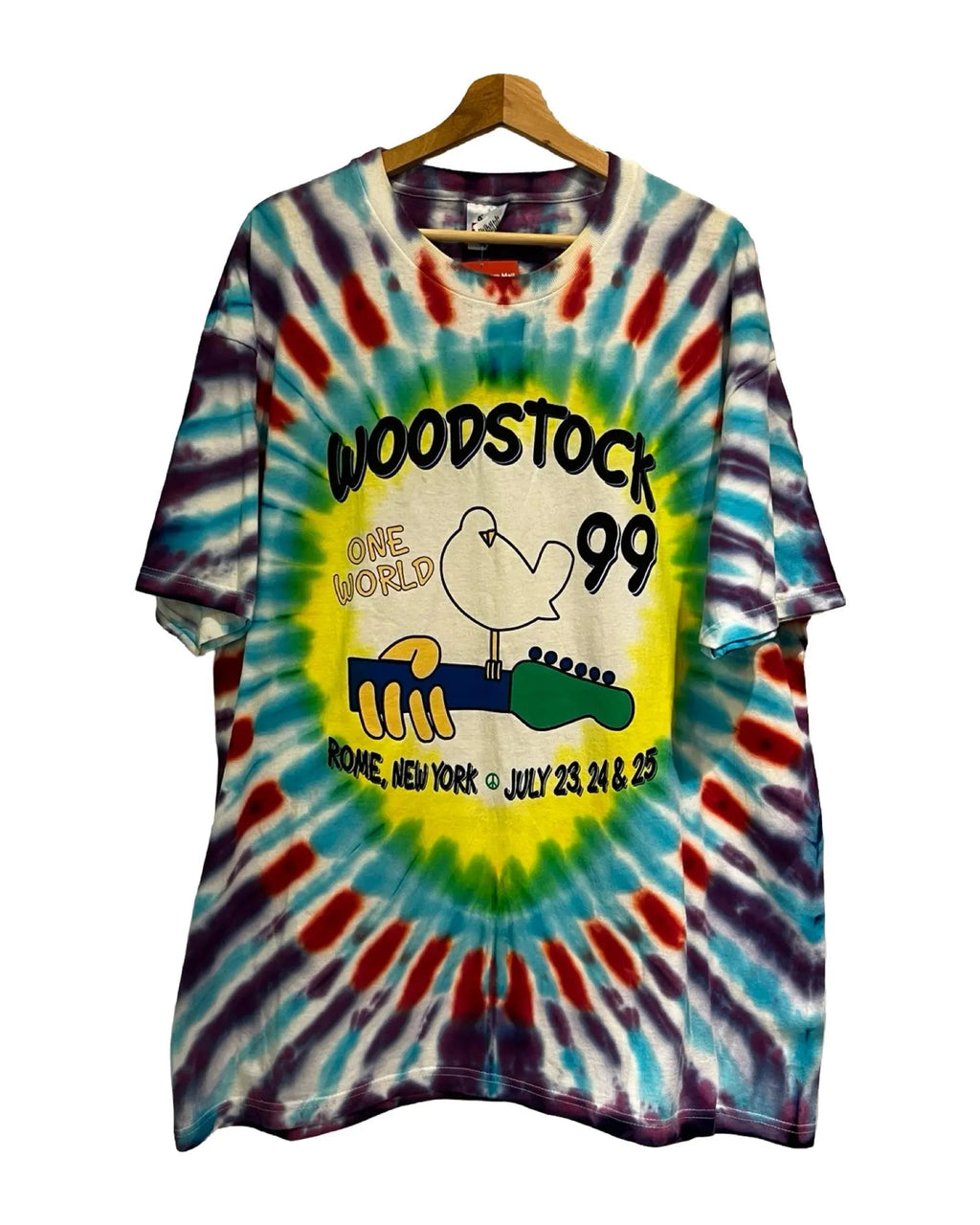 Vintage 1999 Woodstock Festival Line Up Tee product image 1