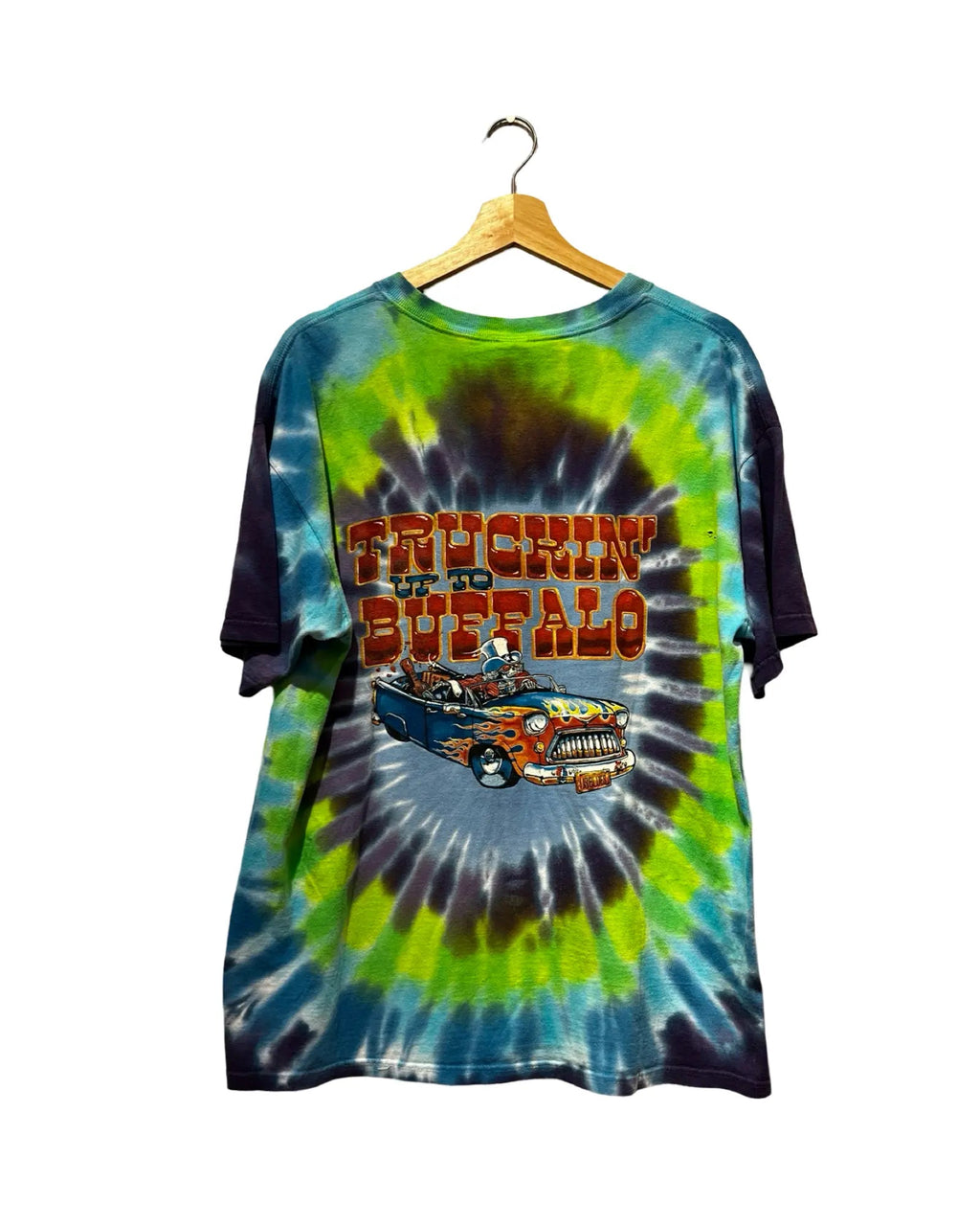 Vintage 90s Grateful Dead Truckin Tie Dye Tee product image 2