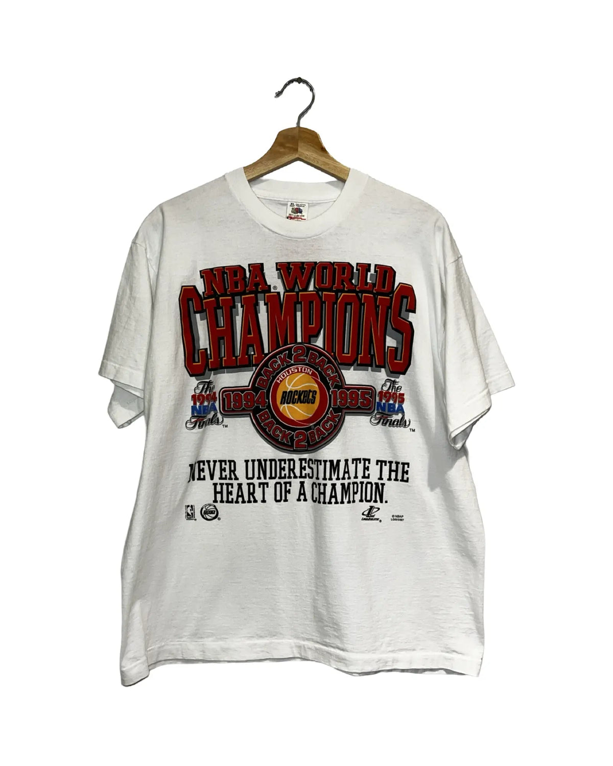 Vintage 1995 Houston Rockets Back 2 Tee product image 1